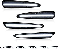 Vista 1 de 4 luces LED laterales compatibles con Chevy Corvette C6 2005-2013 escaneo secuencial intermitente a luz blanca constante, 10 veces más brillante