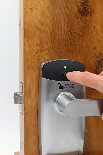 Miniatura 6 de Cerradura de puerta de palanca comercial RFID, aplicación del sistema de control de acceso, incluye 2 tarjetas NFC