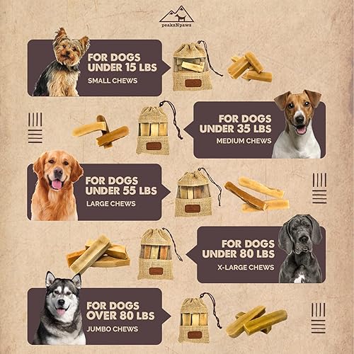 Miniatura 8 de Masticables prémium de queso de yak del Himalaya para perros, delicia de masticadores agresivos, tamaño grande, paquete de 3 unidades, sin granos,