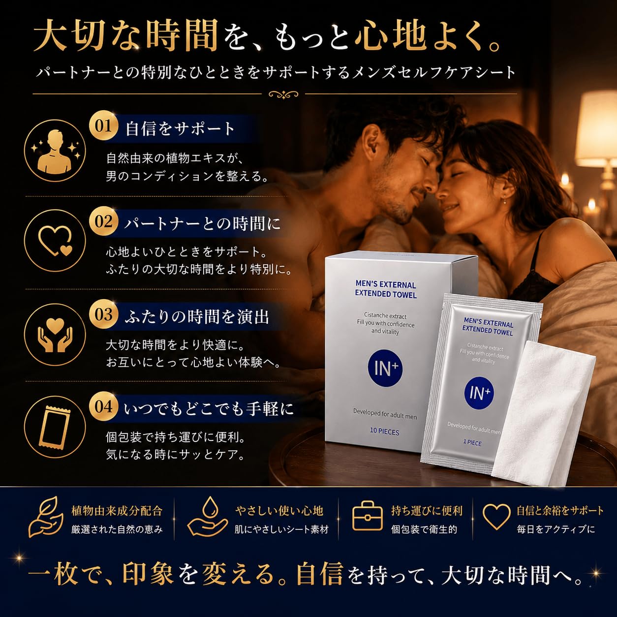 Amazon.co.jp: 遅延用ウェットティッシュ 男性用 パートナーとの時間を