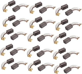 Aexit 15 Pairs Mounts & Accessories Carbon Brushes Power Tool 13 x 7.5 x 6.5mm for Generic Accessories Electric Motor