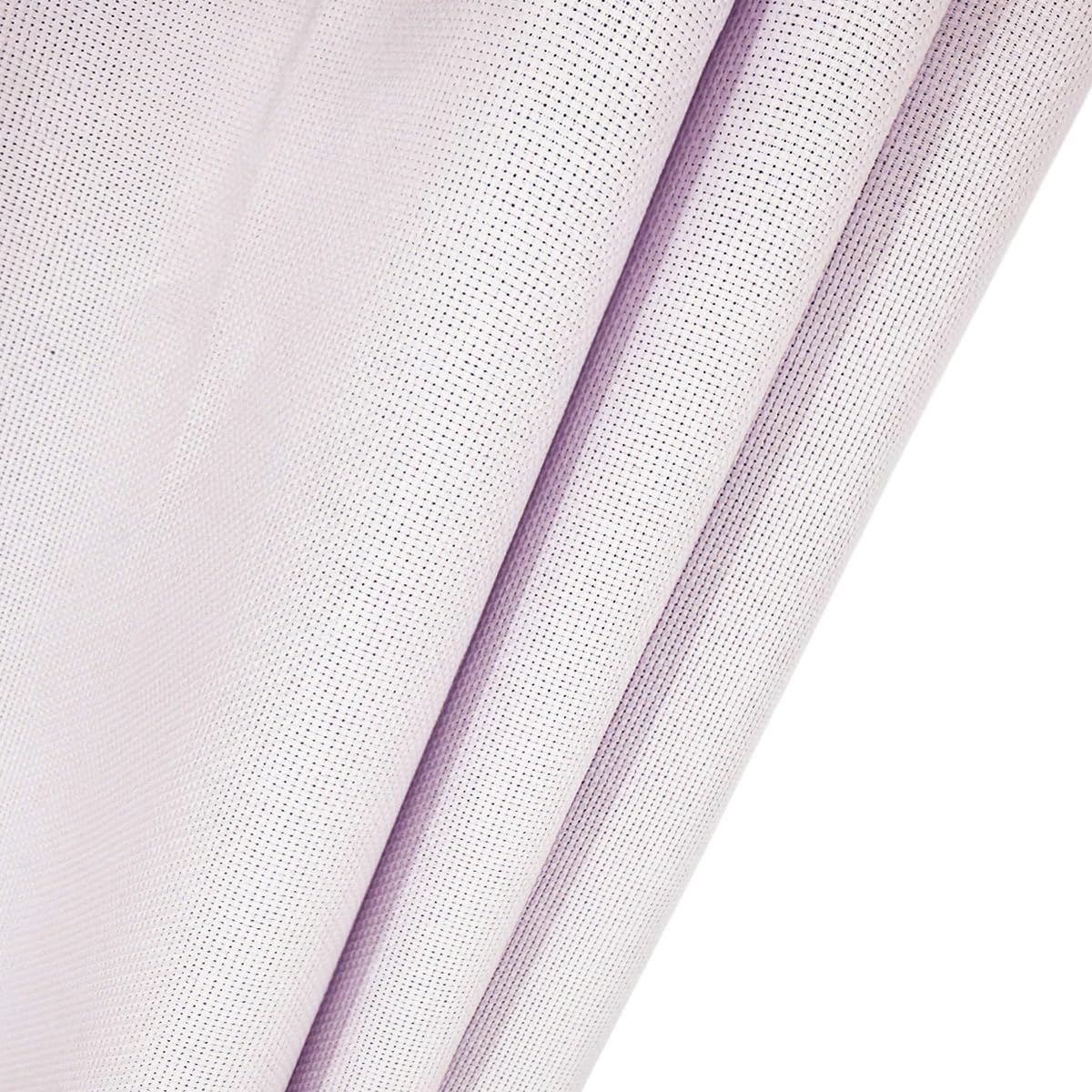 Aida Cloth 14 Count Cross Stitch Fabric Cross Stitch Aida Cloth for Embroidery and Needlework (Light Purplish-Pink, 30 * 39inch)