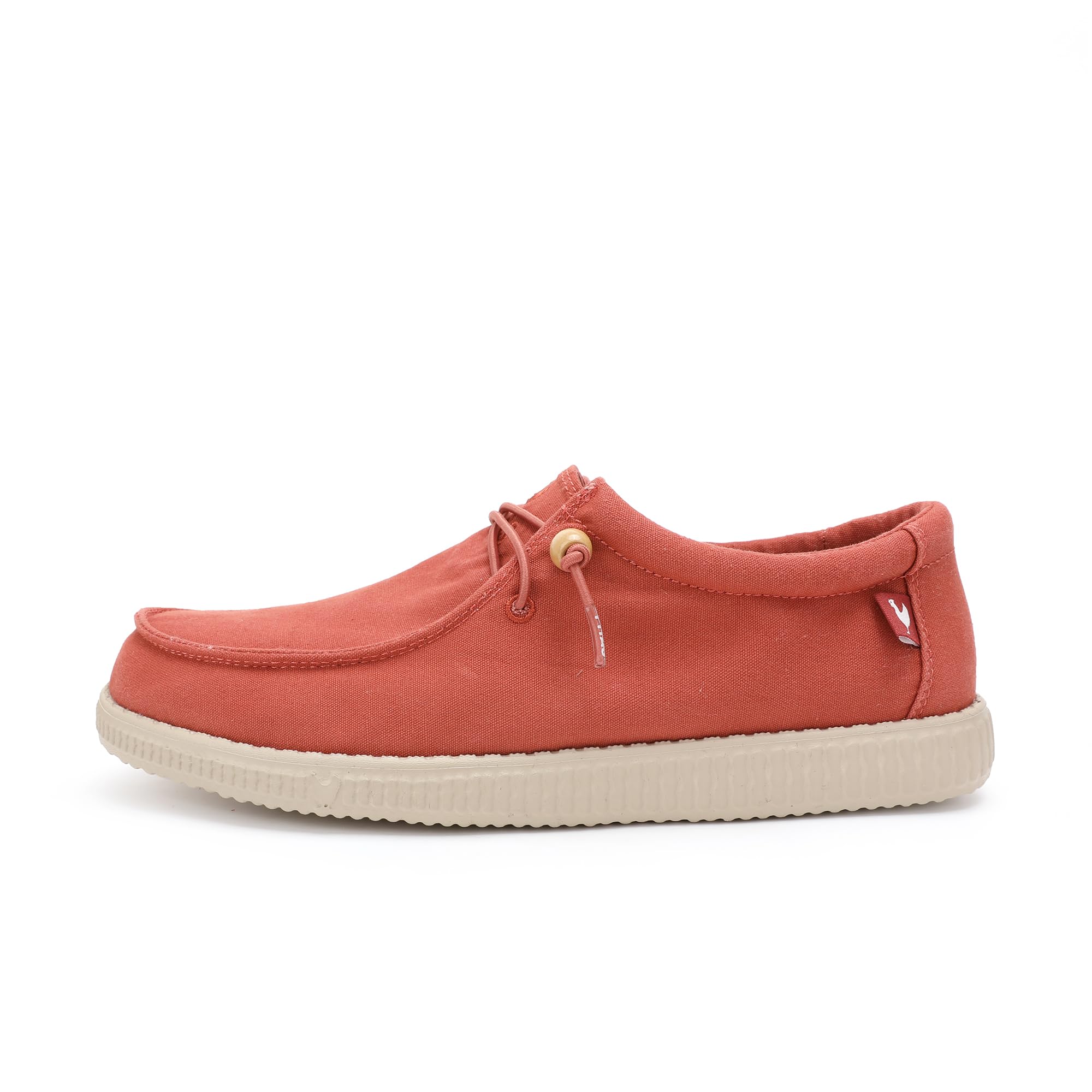 WALK IN PITAS | WP150 Washed | Mocasines de Hombre | Naranja 42 | Náuticos Casual |Zapatillas de Tela | Zapatos sin Cordones | Deportivas Casuales | Calzado de Walkinpitas