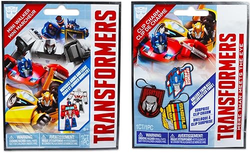 Miniatura 3 de Transformers - Bolsa ciega para niños, paquete con 6 paquetes misteriosos Transformers con figuras y bolsas de botín Suministros para fiesta de