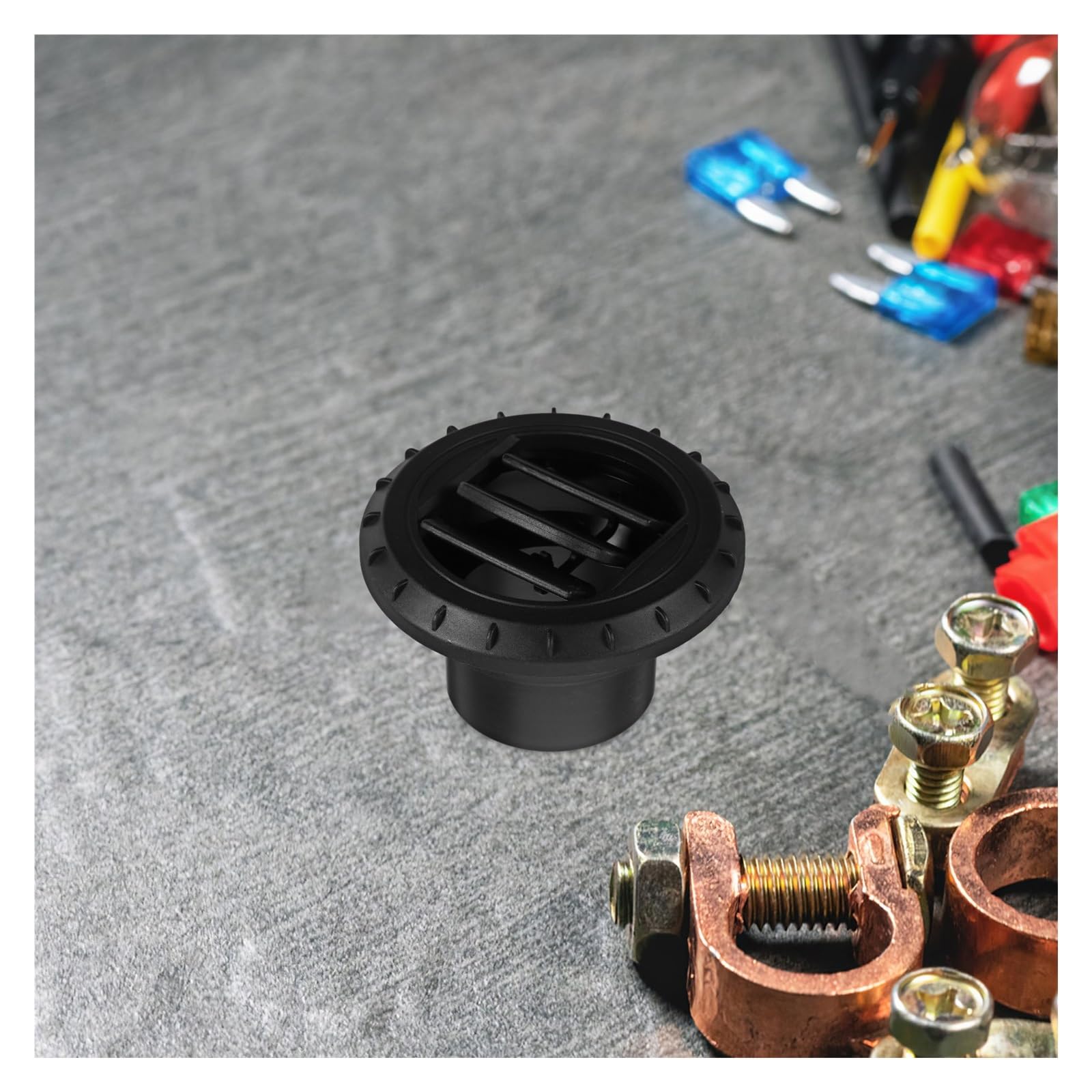 AYWTIUN Rejillas de ventilación del Coche Salida de ventilación Aire Caliente giratoria, Manguera conducto Calentador plástico 60mm, Panel Acondicionado for Coche, camión RV