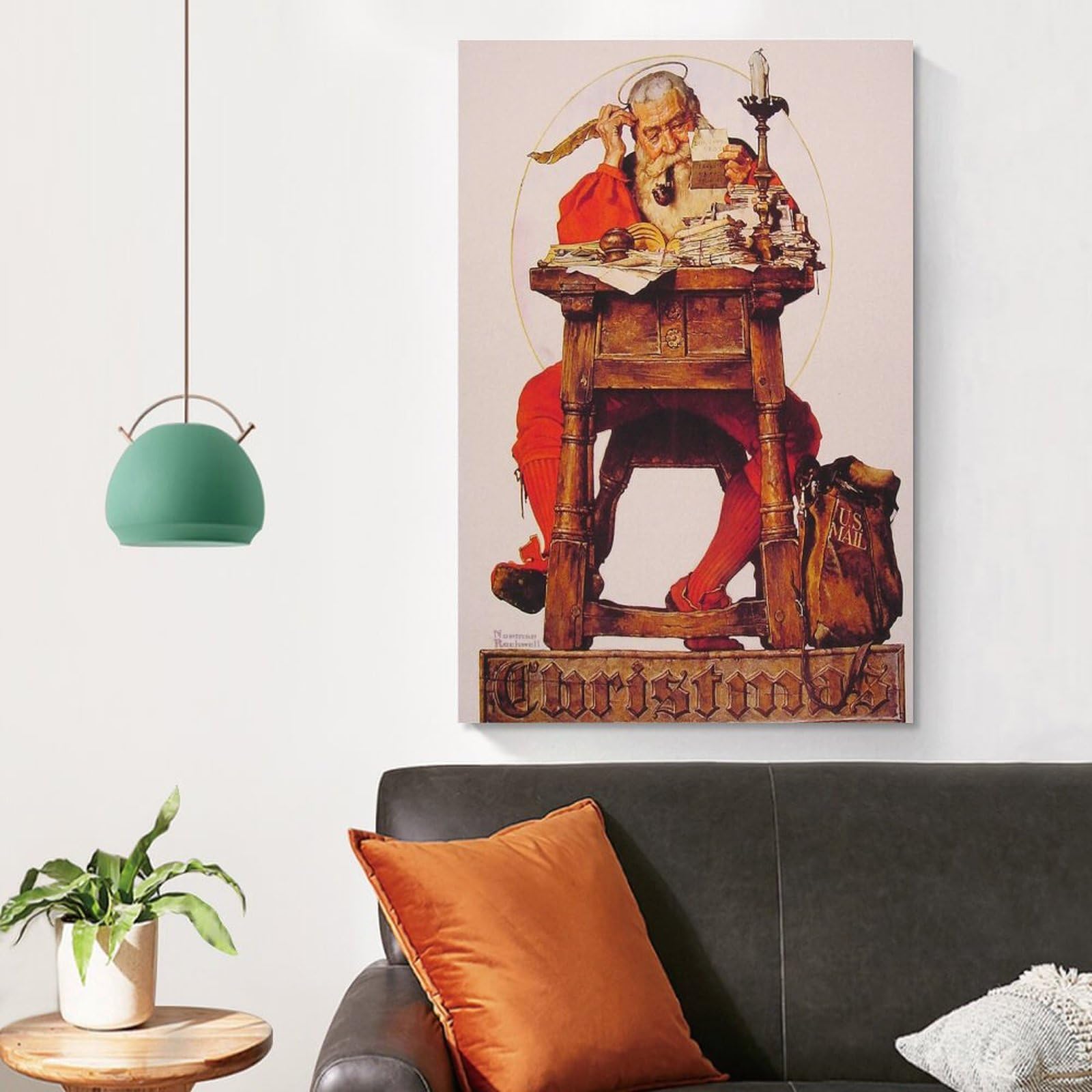 Amazon.co.jp: Norman Rockwell ノーマンロックウェル絵画クリスマス