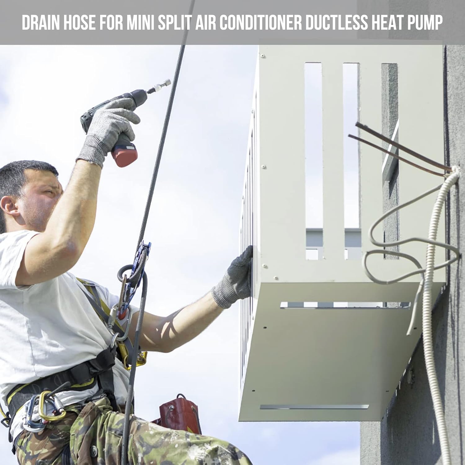 BEWAVE Air Conditioner Drain Hose Kit, Universal Durable Drain Pipe for Mini Split AC Ductless Heat Pump, Portable AC Washer Dishwasher, 20 FT image 8 of 8 B0CT2BPB8Y