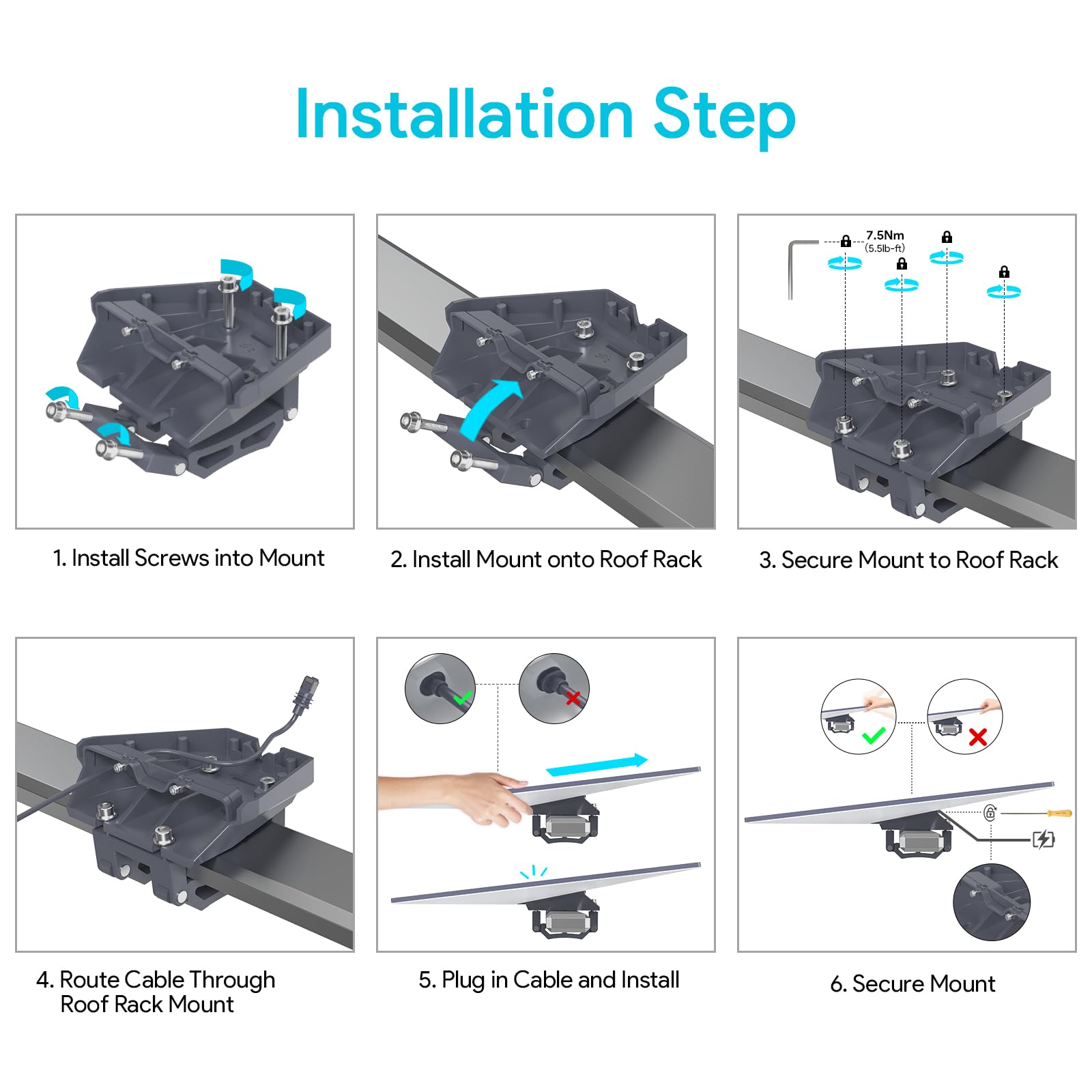 Supporto Per Tetto Starlink Gen 3 In Alluminio - Compatibile Con Standard Gen 3 E Enterprise, Per SUV E Pick-up