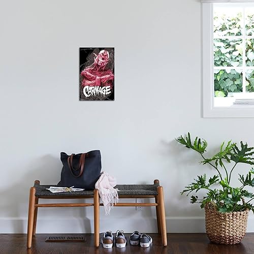 Miniatura 87 de Trends International Marvel Comics Carnage - Insane Wall Poster, 22.4L x 14.7W, Barnwood Framed Version Versión enmarcada Barnwood