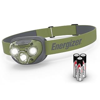 Energizer Lanterna de Cabeça LED PRO, Resistência à Água IPX4
