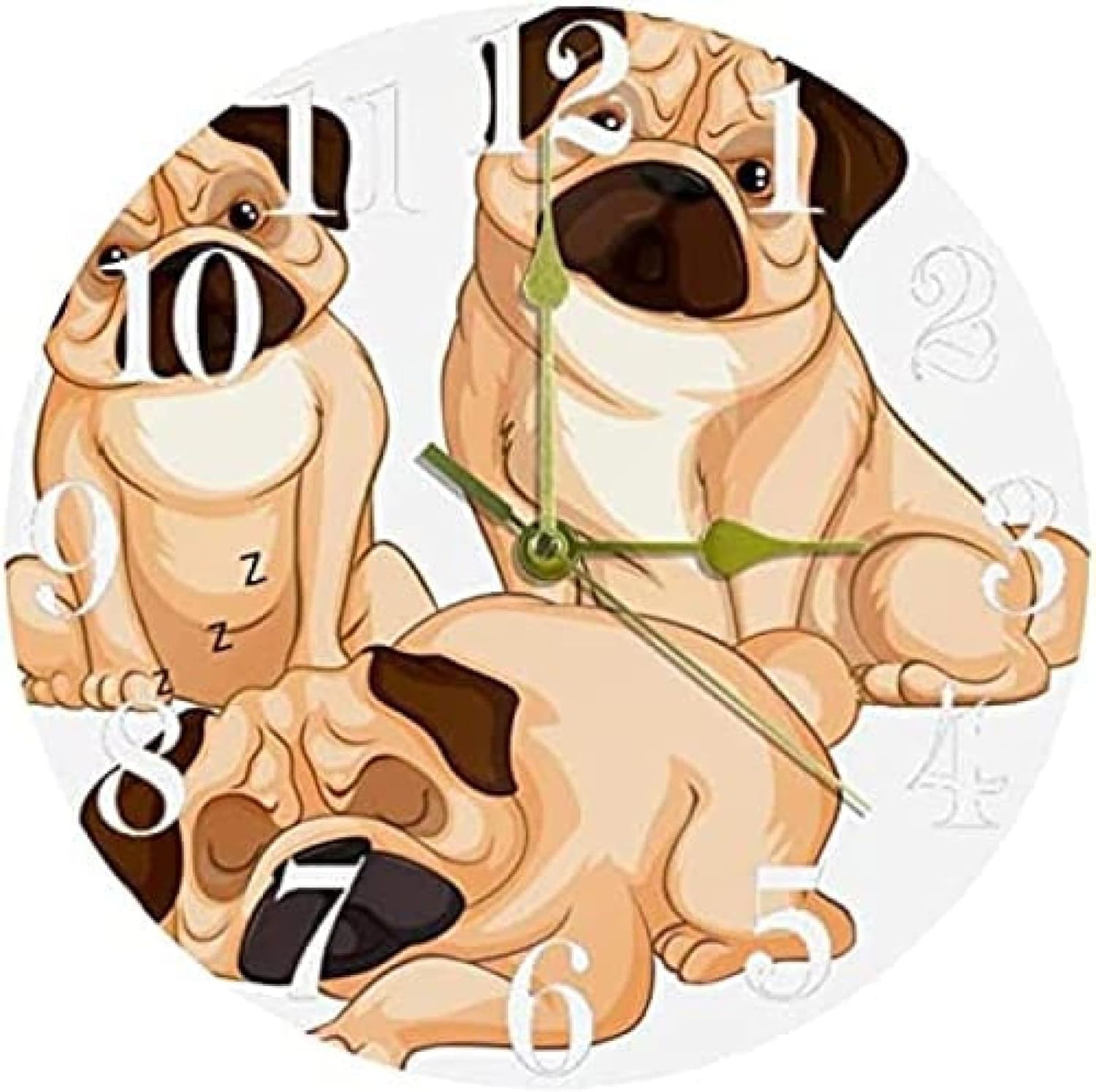 ヒスミニ HAIRY DOGGIE 壁掛け時計