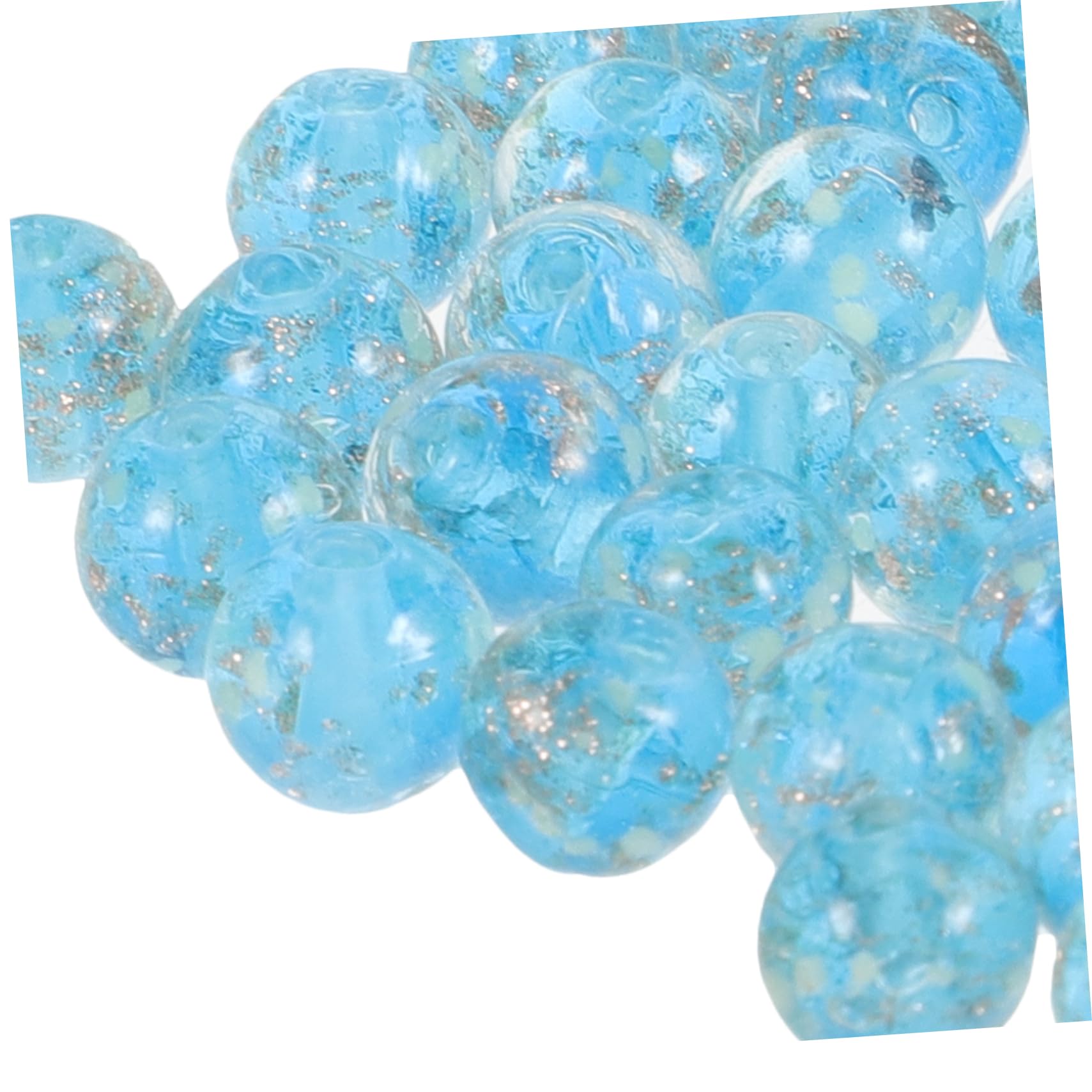500piezas Cuentas De Joyería De Lago De Cuentas Espaciadoras Para Material De Vidrio Duradero Para Collares y Pulseras