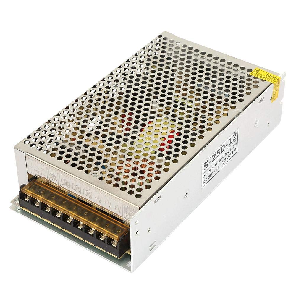 Walfront AC110V - Transformateur de Conversion 220V-DC 12V pour CCTV, Radio, Projet Informatique