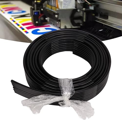 Miniatura 5 de Tubo de tinta de 8 líneas Tubo de tinta flexible de reemplazo de 9.8 ft OD 0.197 in ID 0.118 in UV manguera de tinta para impresora (negro)