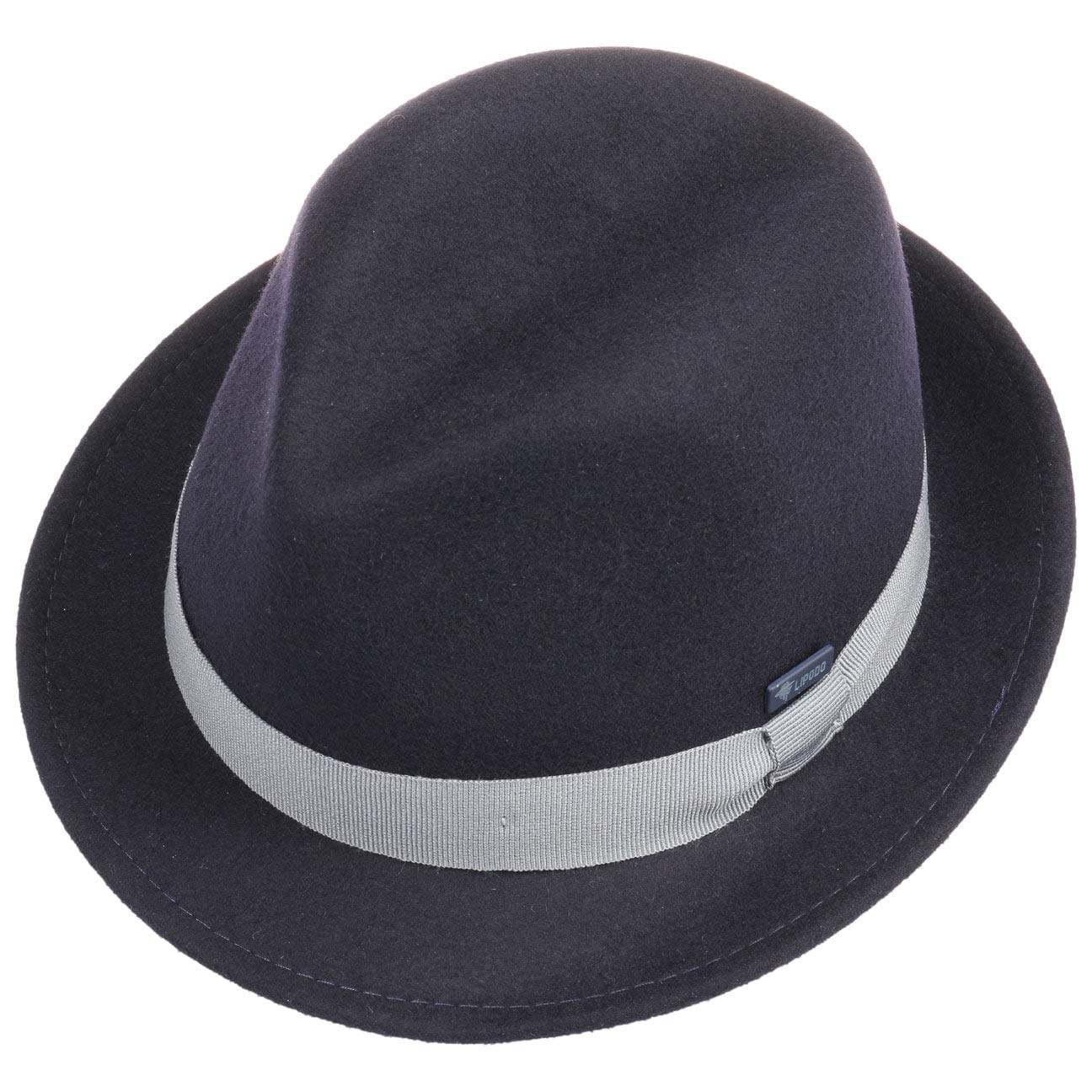 Lipodo Kids Wool Felt Trilby Hat Kids Blue One Size