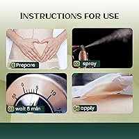 Vista 3 de ical Spray adhesivo con spray de 360 grados 1.7 fl oz (1.7 oz) para ostomía, catéteres, vendajes y prótesis