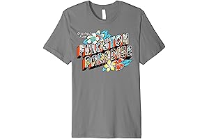 Fifth Element Greetings From Fhloston Paradise Postcard Style T-shirt