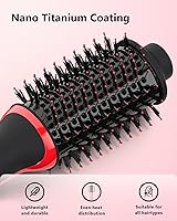 Vista 4 de Plus 2.0 Hair Dryer Brush Blow Dryer Brush in One, 2'' Oval Brush Head Hot Air Brush Styler & Volumizer with Ionic Technology, NTC Smart Temp Negro