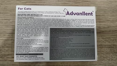 Miniatura 8 de Prevención de pulgas y garrapatas para gatos, tratamiento de pulgas y garrapatas para gatos gatitos, control de pulgas y garrapatas, más de 1.5