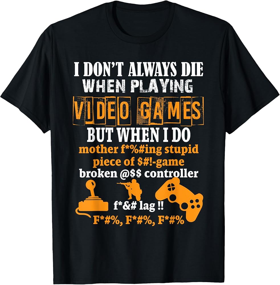 Camiseta de videojuegos divertida para jugadores de consola, camiseta pequeña