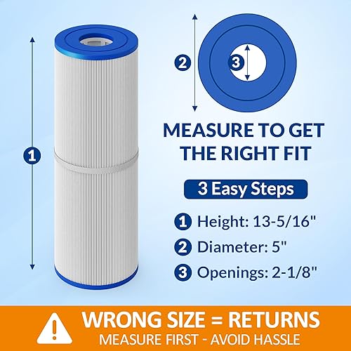 Miniatura 2 de Reemplazo de filtro para bañera de hidromasaje PRB50-IN mejorado (paquete de 2), compatible con filtro de bañera de hidromasaje PRB50IN, tela