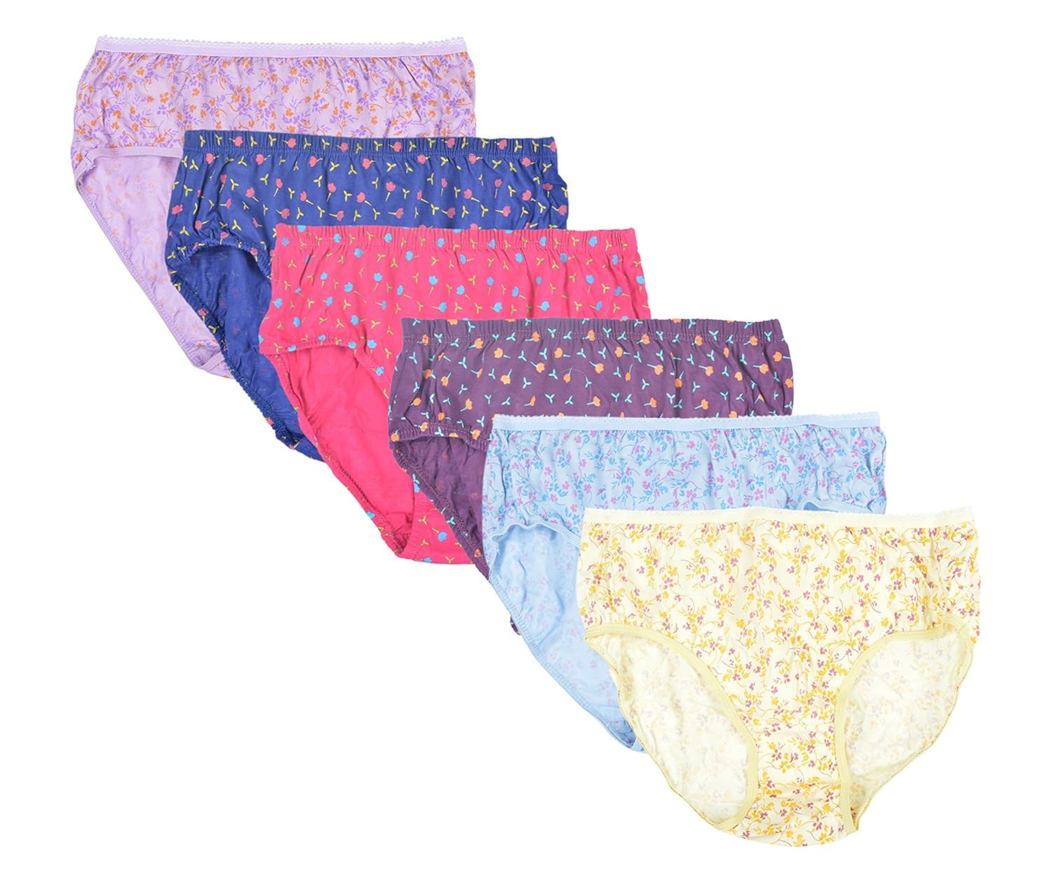 Buy Bliss Women's Panties, Combo of 6 _ 100, Multi