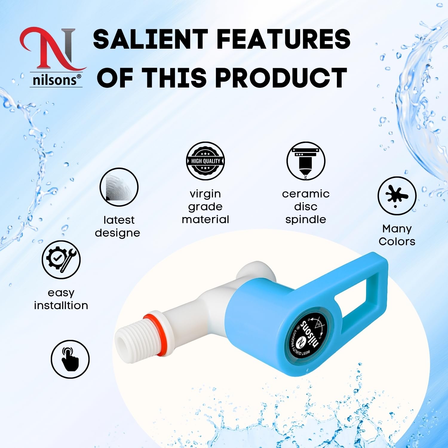 NILSONS Water Tap Combo Pack - 12 Taps FREE SHIPPING -3