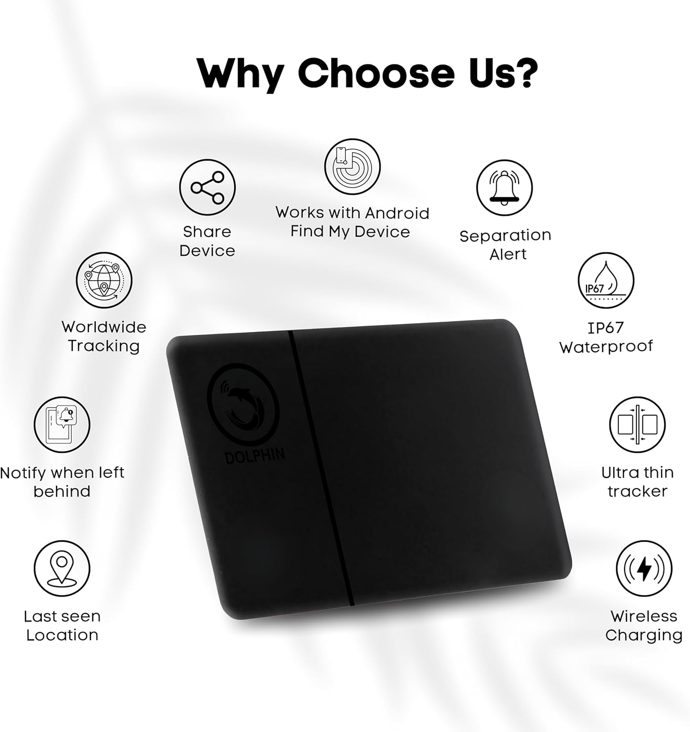 tag8 Smart Card Android Wallet Finder, Work with Google Find Hub, Wallet Tracker Card, Wireless Rechargeable Smart Tracking Card, Item Finder for Wallet, Bags, Passport, Luggage, Credit Card Size