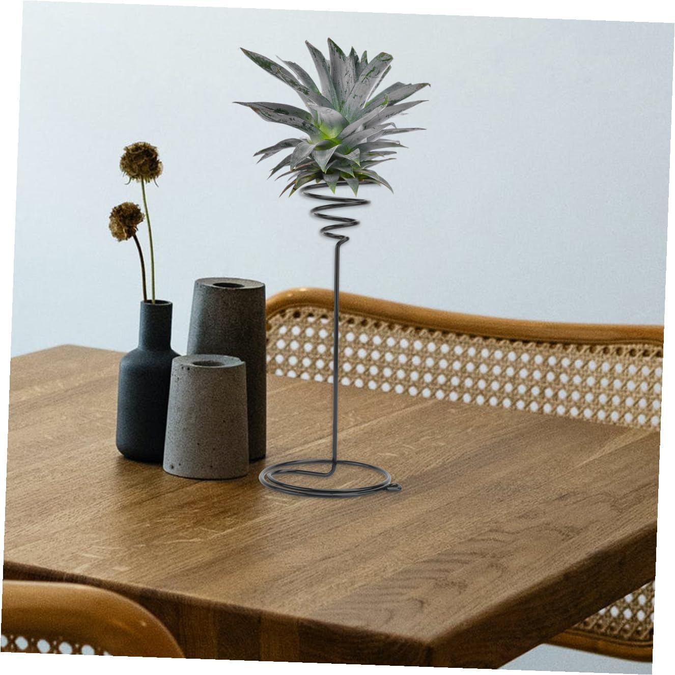 INOOMP 3Pcs Decorative Flower Rack Spiral Design Plant Stand for Use Sturdy Stable Flower Storage Racks for Home Balcony Decor Great Housewarming