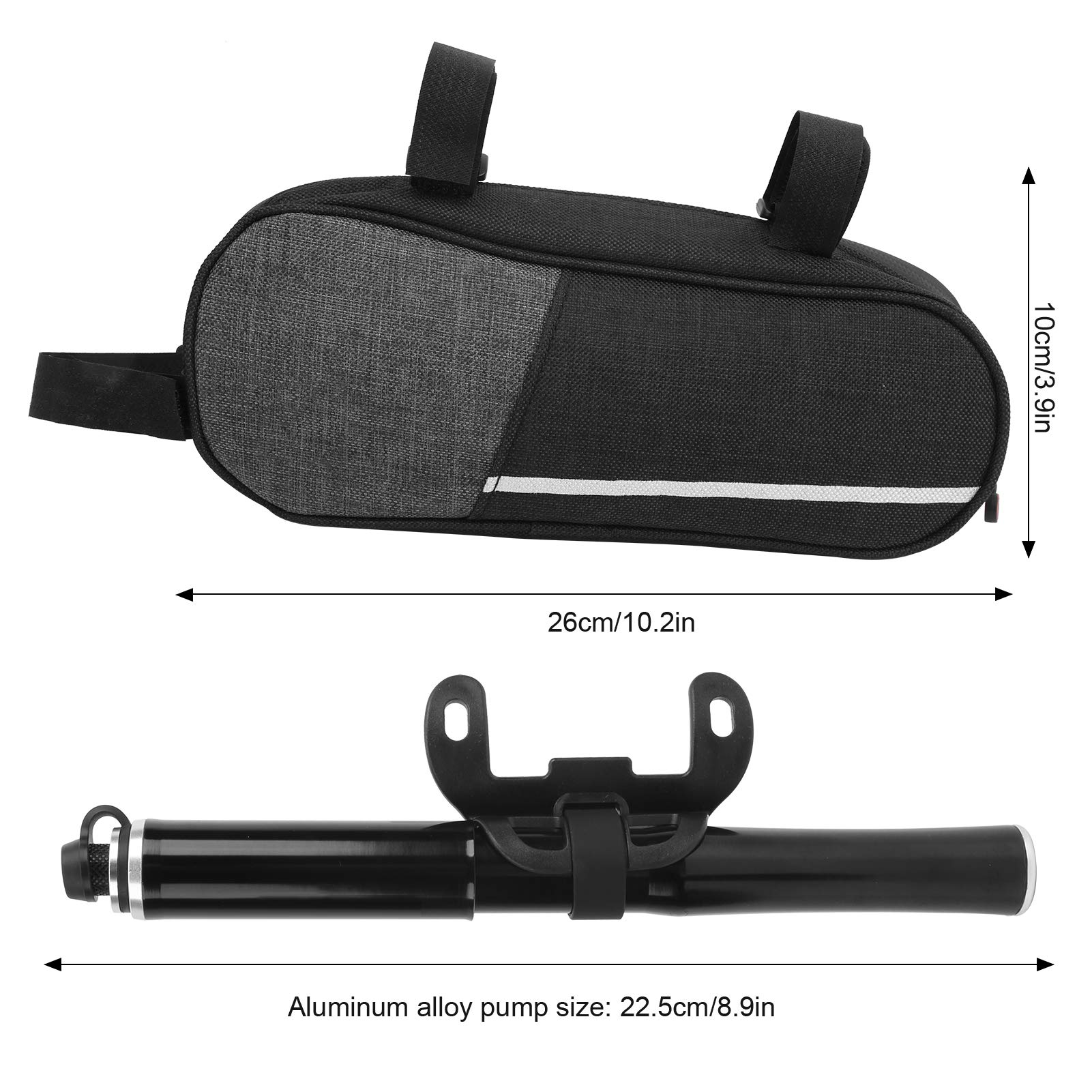 Kit di attrezzi professionali per riparazione mountain bike, pompa per pneumatici portatile, gonfiatore, set di chiavi multifunzione per ciclismo all'aperto, campeggio, cost