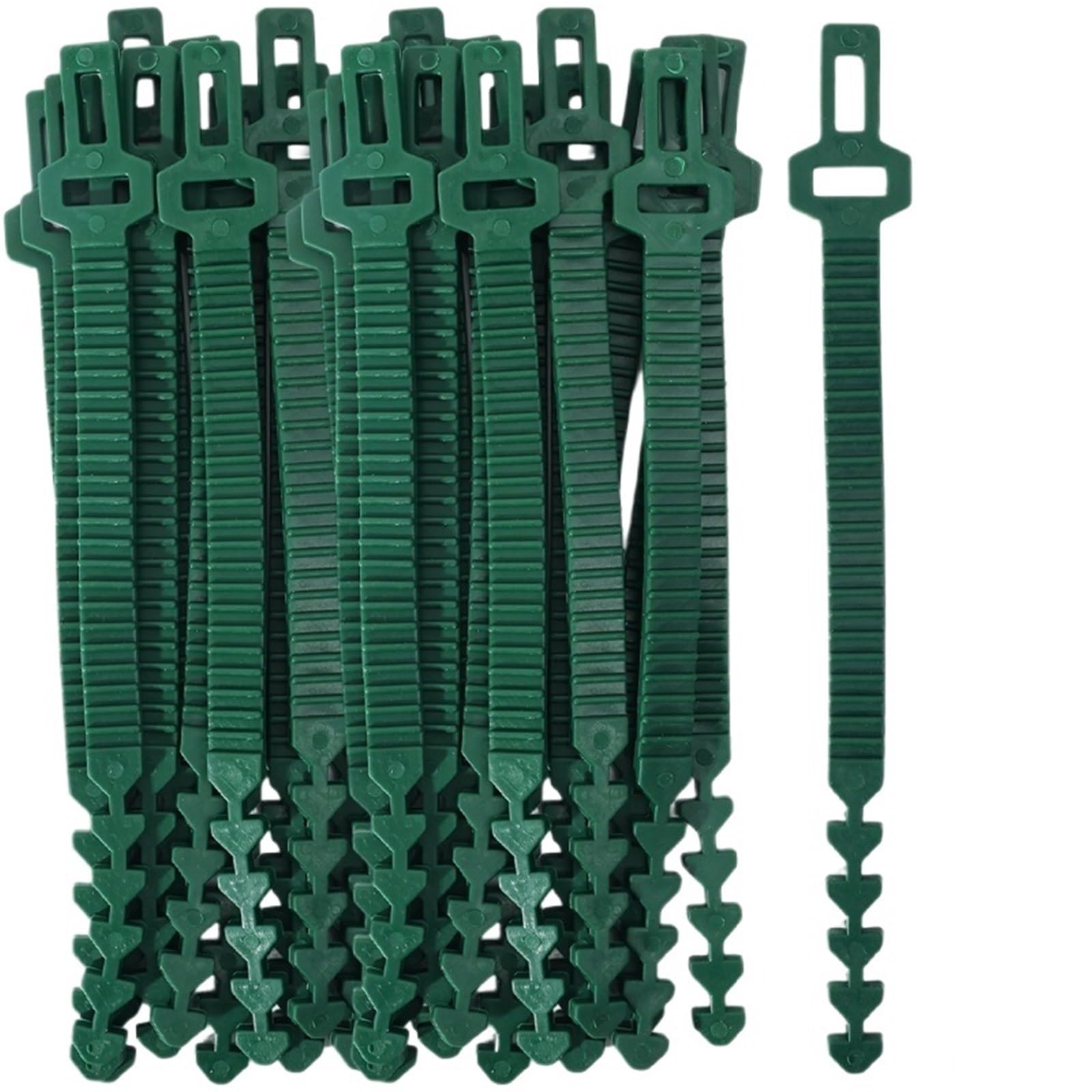 ZUXWUX Plant Twist Ties Heavy Duty Garden Cable Ties Reusable Tree Supports Adjustable Plants Fastener(10PCS)