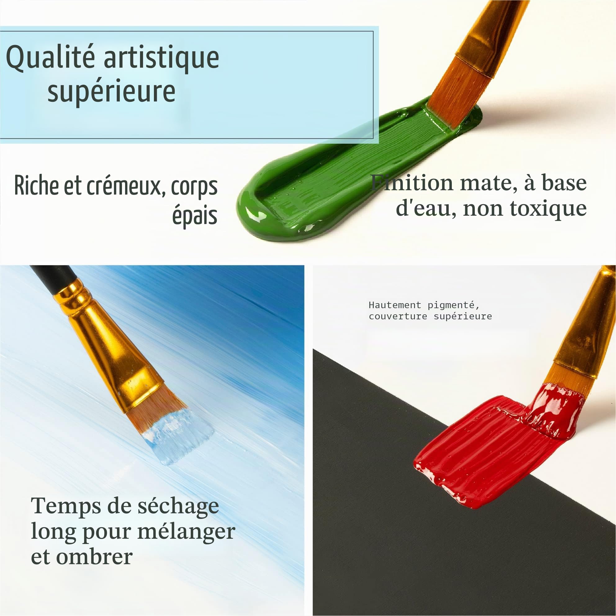 Folk Art Peinture Acrylique en Couleurs Assorties (56,7 Gram), Promofai Meilleures Ventes Couleurs I (18-Pack)