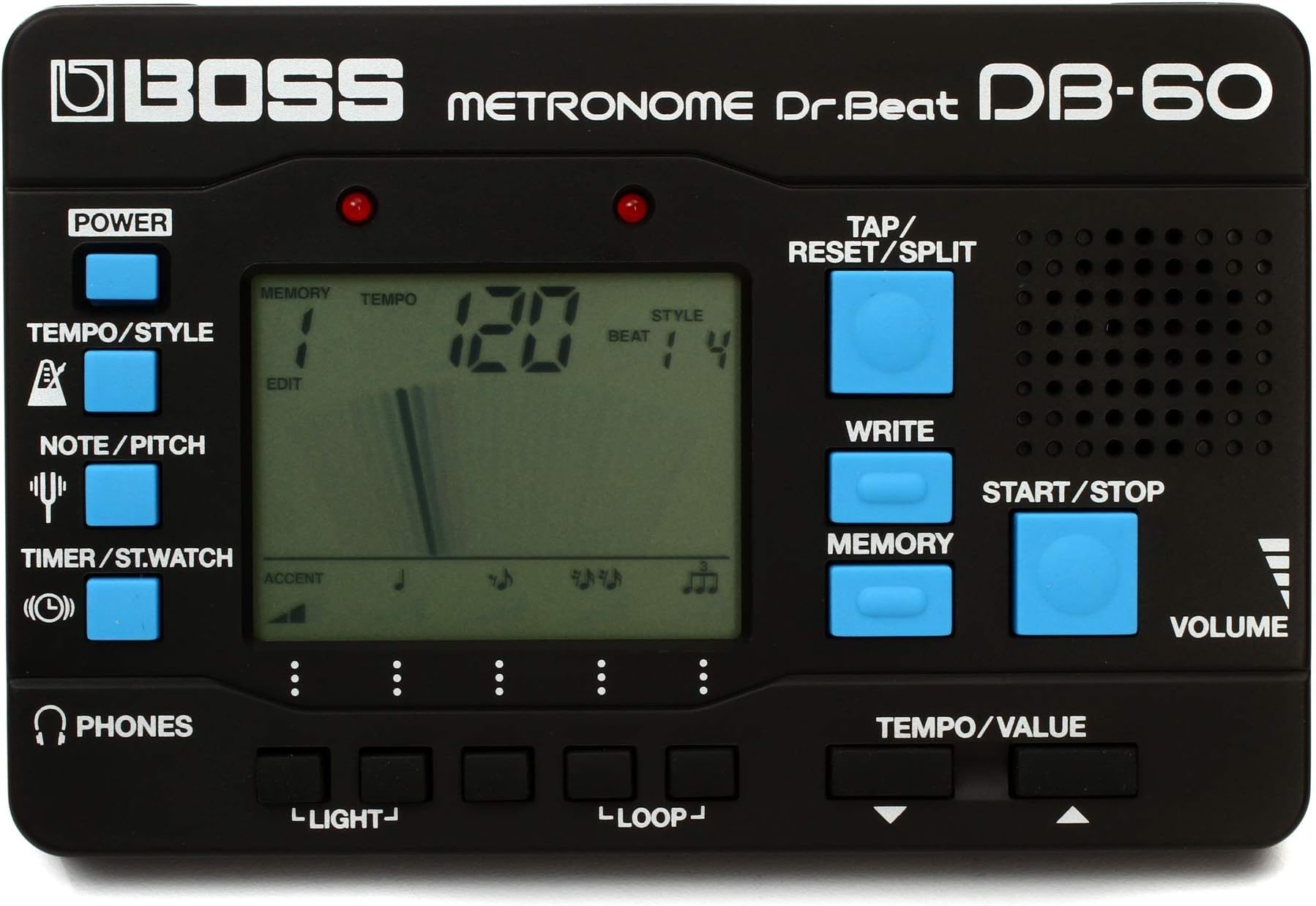 BOSS DB-60 Dr. Beat Portable Metronome (DB-60)