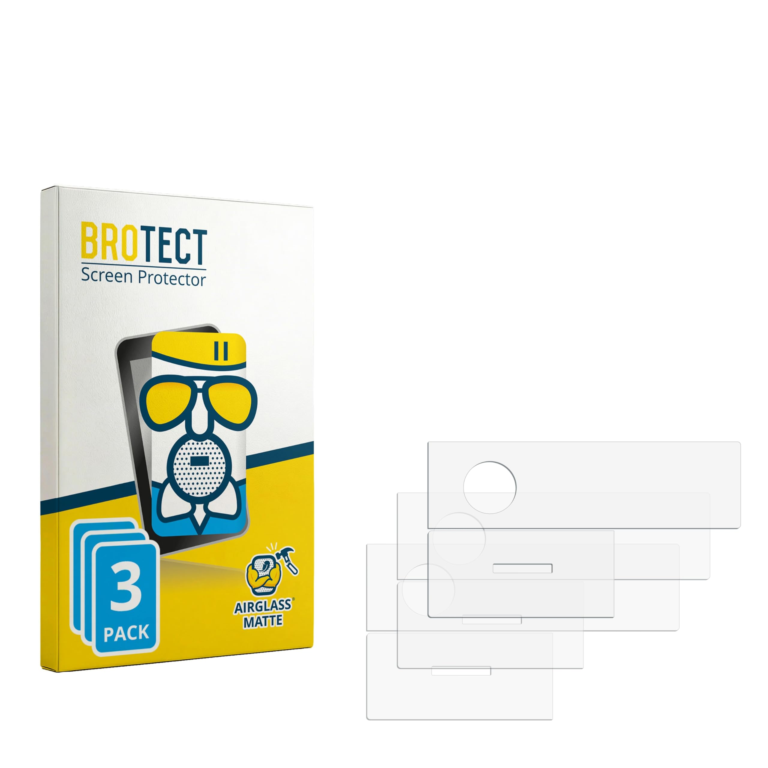 BROTECT Protector Pantalla Mate Cristal para Siemens WR47B2C40 Touchdisplay (3 Unidades) Protección Anti-Reflejos