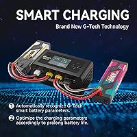 Vista 2 de Gens Ace IMARS D300 G-Tech Smart Dual Lipo Cargador 16A AC 300W DC 700W Lipo Carga (negro)