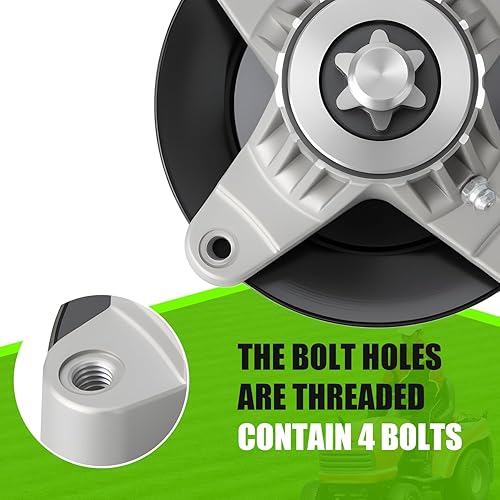 Miniatura 4 de AKM 918-05016 618-05016 Conjunto de husillo para Cub Cadet MTD 50 pulgadas Cubierta LTX1050 SLTX1050 LTX1050VT 618-04825 918-04825 Stens 285-885