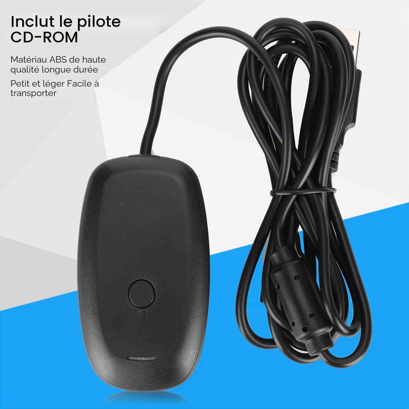 Console d'adaptateur de contrôleur de Jeu sans Fil pour récepteur PC pour Microsoft Xbox 360