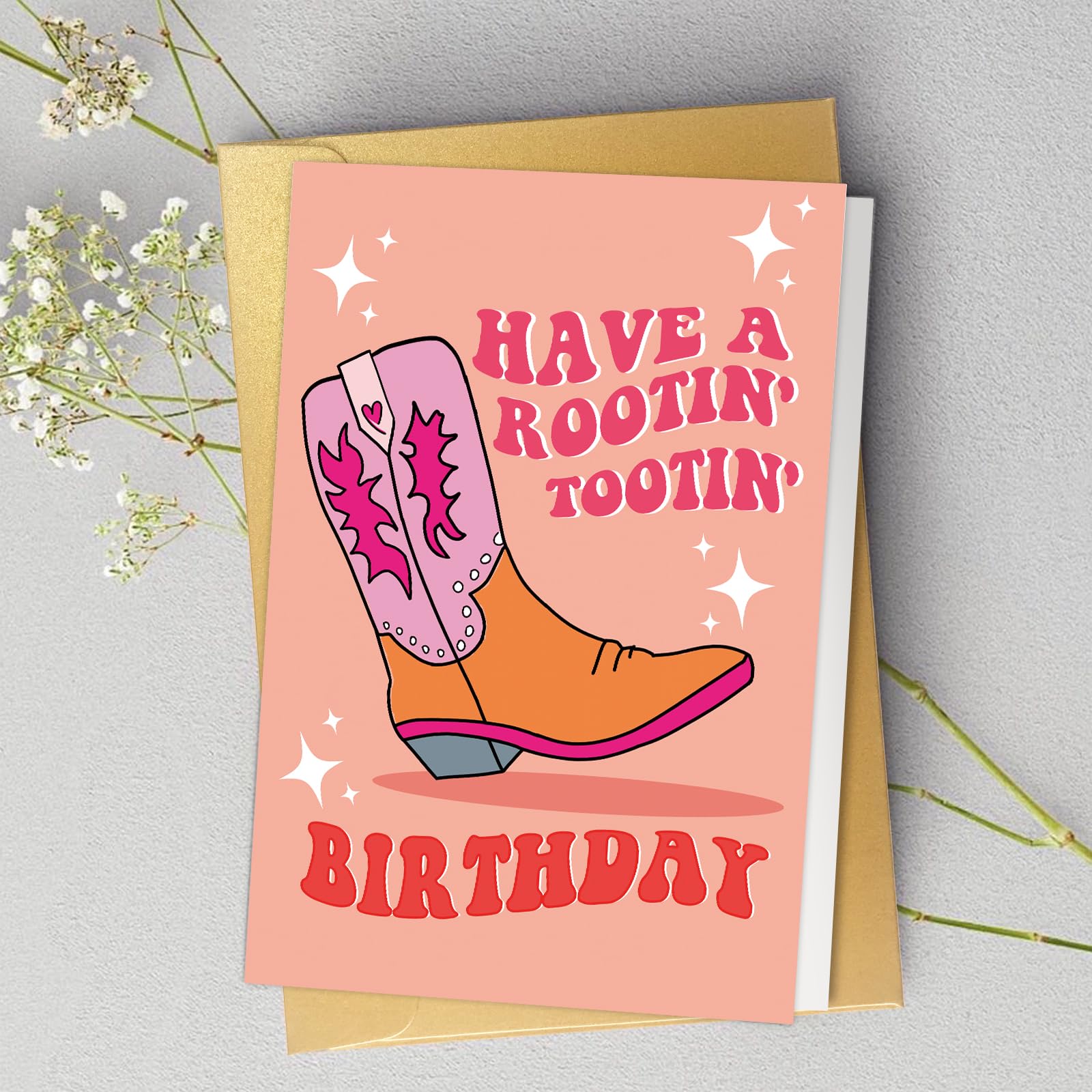 Rootin Tootin Carte D'anniversaire Pour Lui Et Elle – Carte D