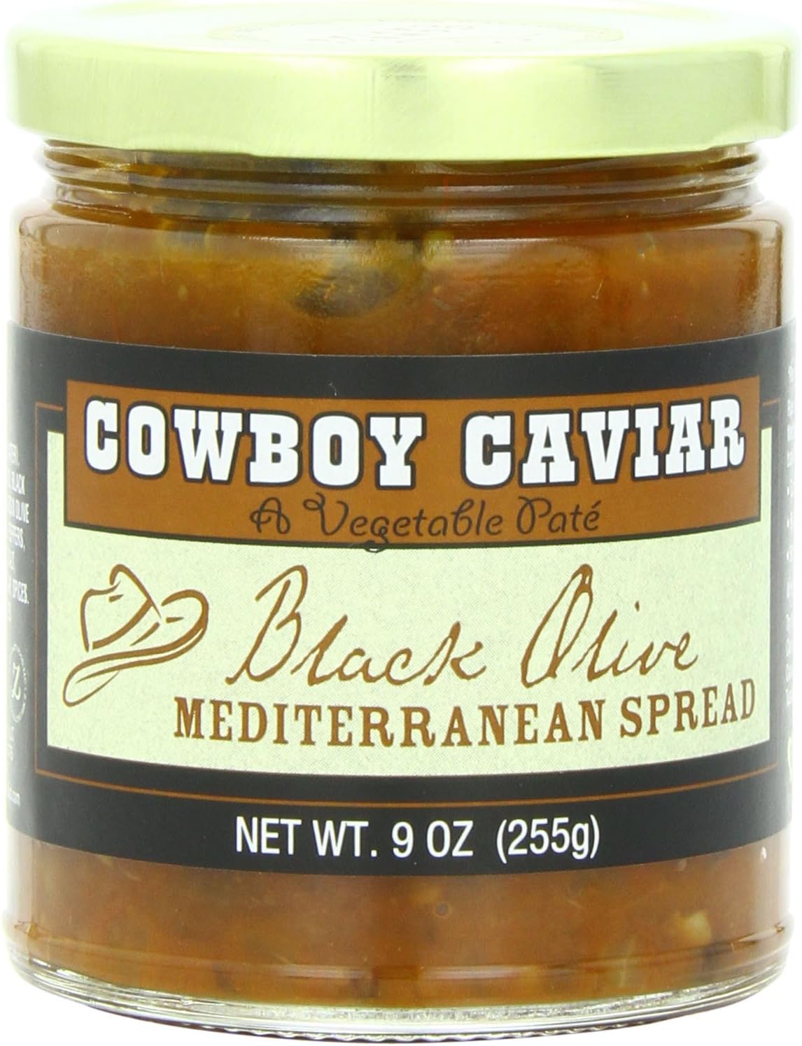Cowboy Caviar Vegetable Spread, Mediterranean Black Olive, 9 Ounce
