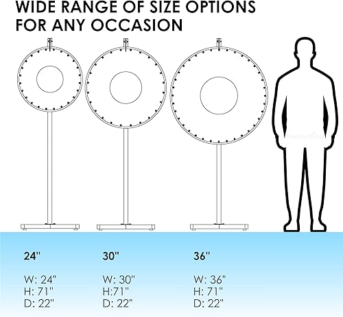 Miniatura 3 de Rueda de premio de borrado en seco de 36 pulgadas con secciones especiales