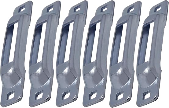 SNAPLOCS Stainless 6 Pack E-Track Single Strap Anchors