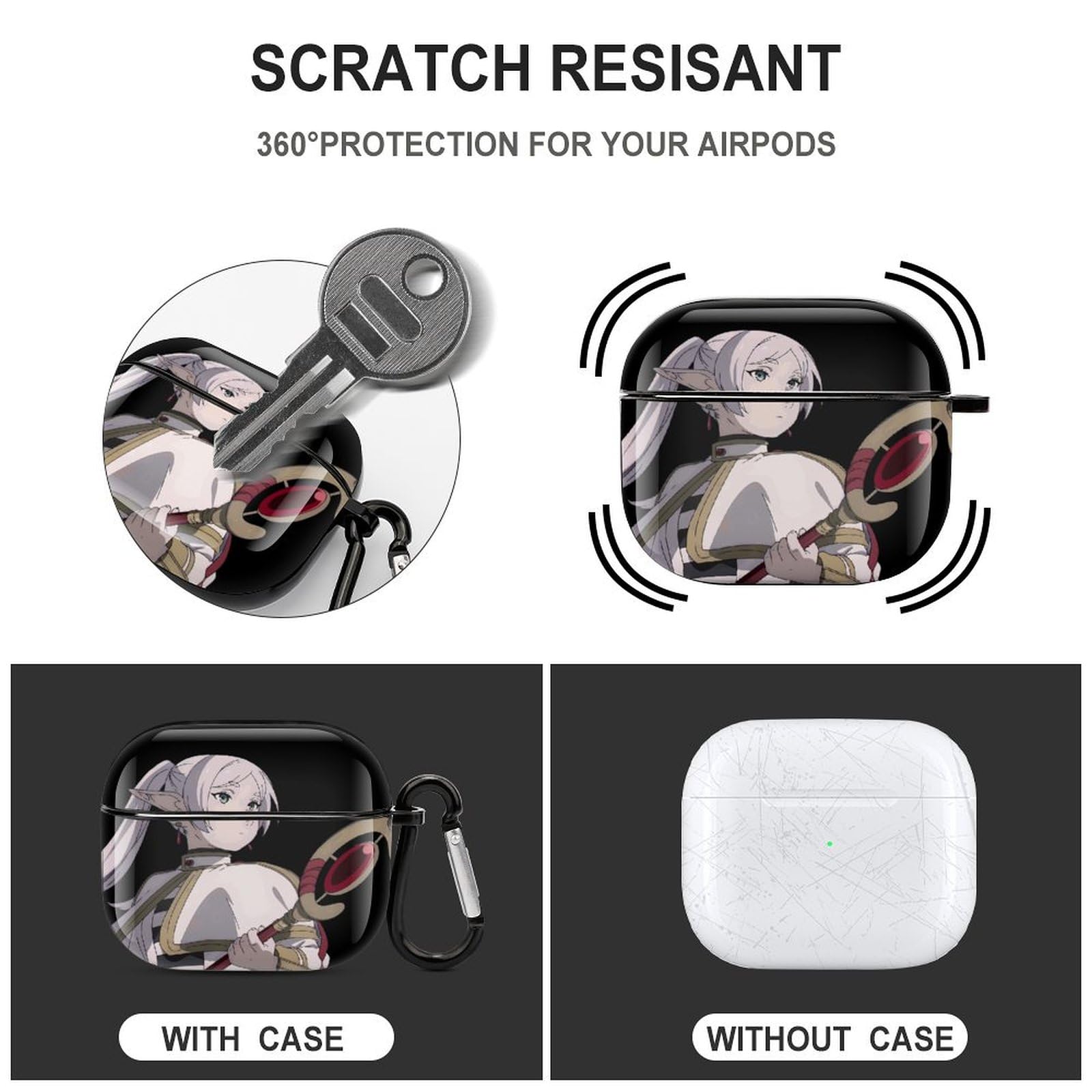 Amazon | 葬送のフリーレン イヤホンケース AirPods 3 ケース AirPods