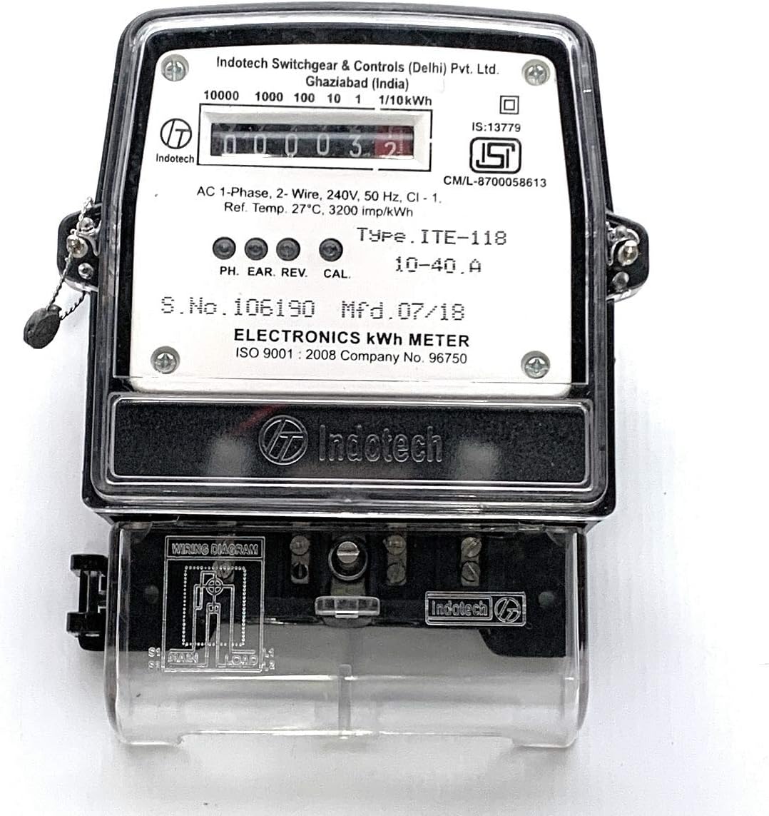 Single Phase Counter Energy Sub Meter 10-40A