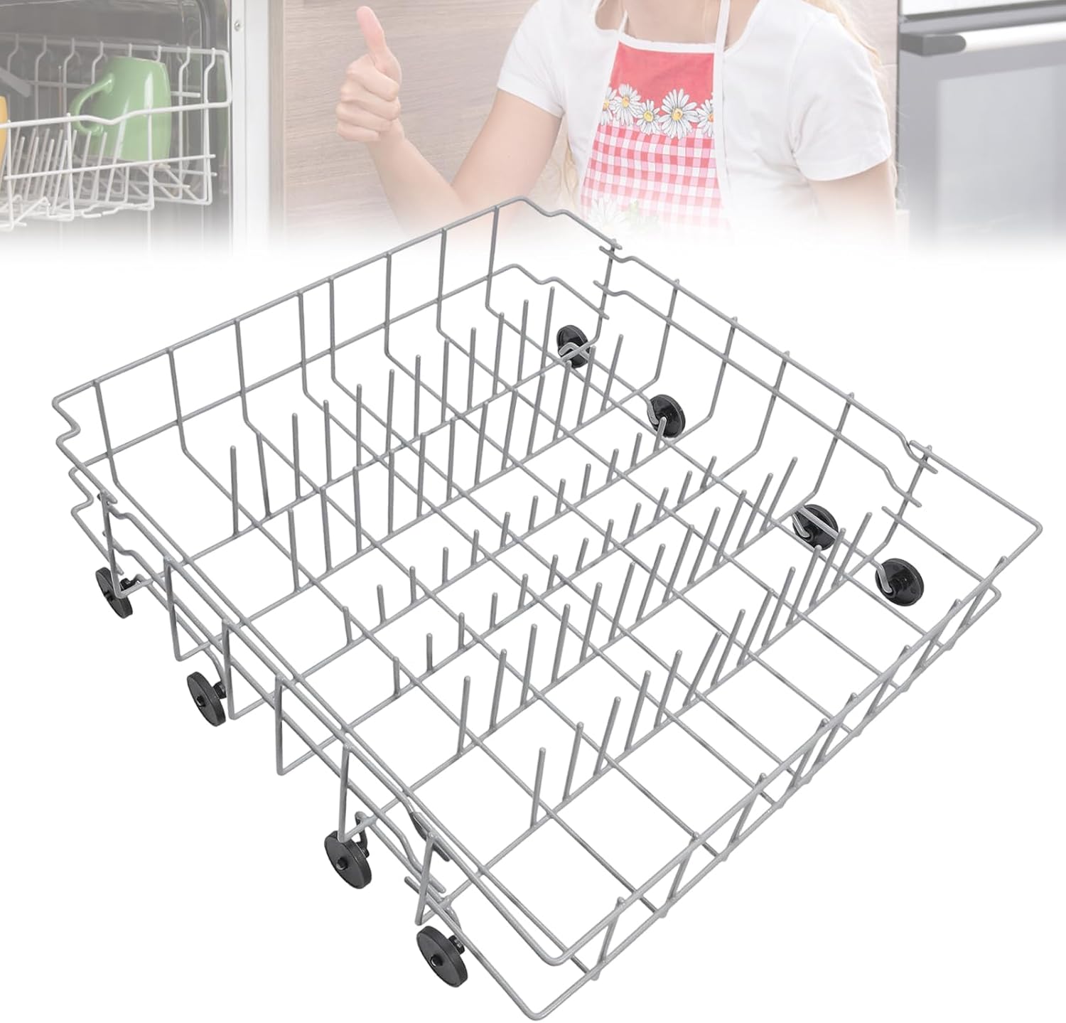 PakaLife 5304535379 Dishwasher Rack Replacement,Dishrack for Kenmore Crosley Frigidaire (5304535379)