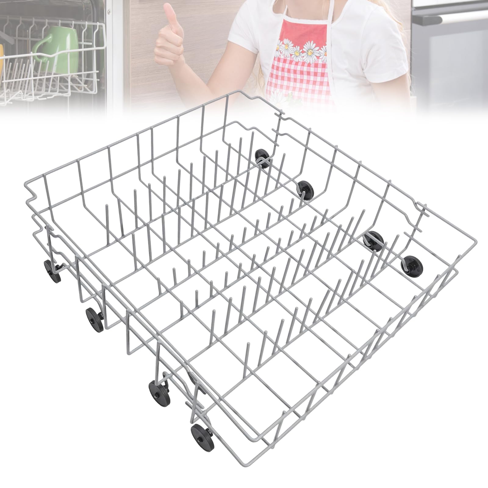 PakaLife 5304535379 Dishwasher Rack Replacement,Dishrack for Kenmore Crosley Frigidaire (5304535379)