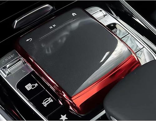 Miniatura 8 de Cubierta protectora para consola central de automóvil, cubierta de controlador de pantalla táctil para Mercedes Benz A B AMG CLA GLE GLS GLB GLA