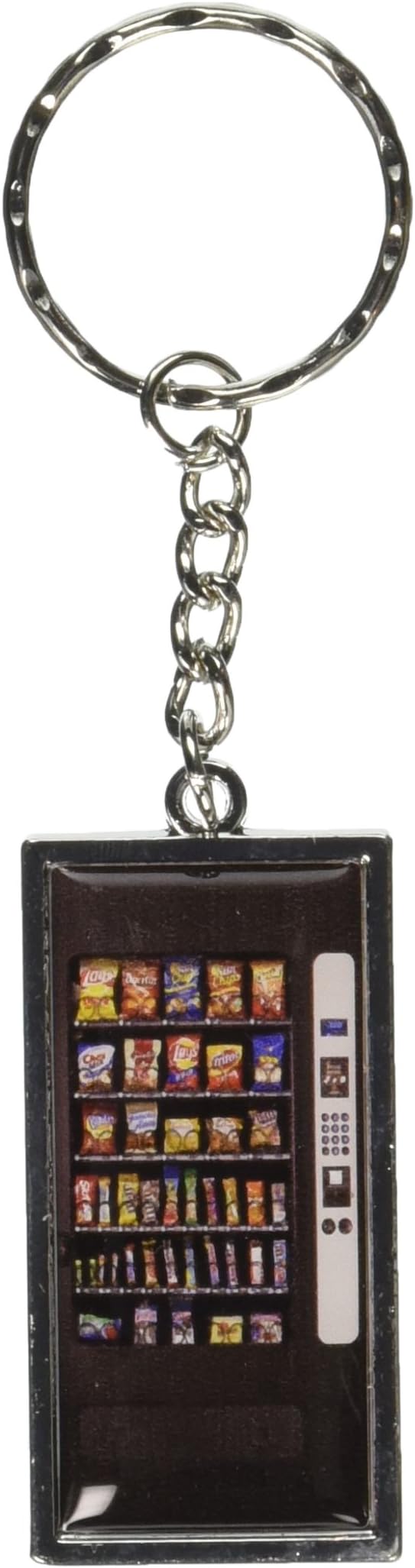 GRAPHICS & MORE Snacks Chips Candy Vending Machine Keychain Key Chain Ring