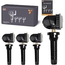 4PCS Pre-Programmed Tire Pressure Monitoring Sensor 433MHz TPMS 13516165 Fit for Buick, Fit for Cadillac XT5, Fit for GMC Acadia Terrain Sierra,Fit for Chevrolet Camaro Silverado Tahoe Suburban