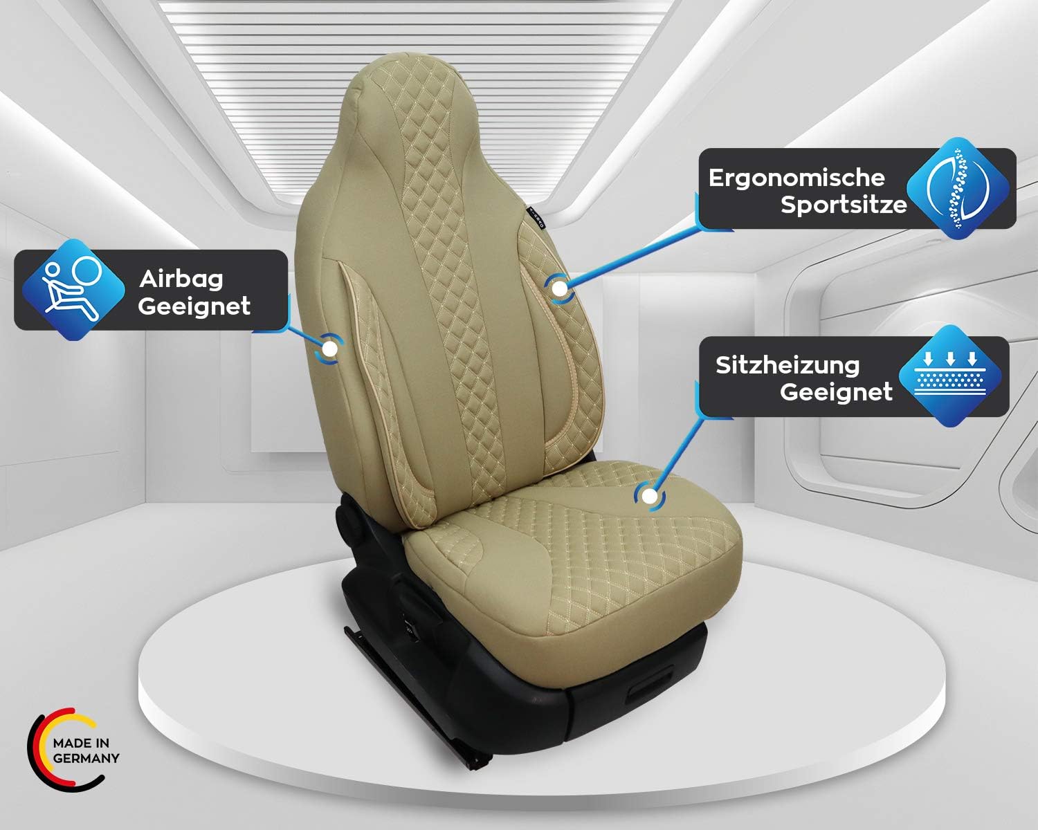 BREMER SITZBEZÜGE Custom Seat Covers for VW Passat B7 3C PL405