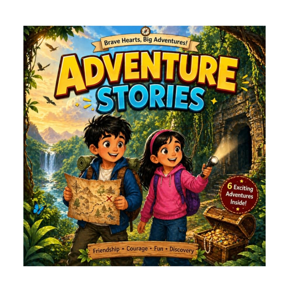 Hidden Cave Adventure: A Fun and Brave Story for Kids with a Beautiful Moral